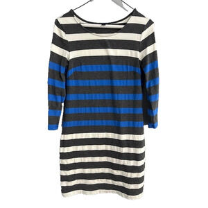 Tommy Hilfiger Striped Knit Sweater Type Dress Long Sleeve Womens Size XS
